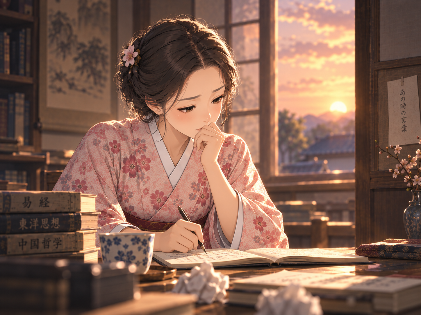 自分の言葉が相手の判断を狭めたことを振り返る若い神龍易子